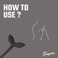 Teazers – Vibrating Egg With Remote – Black