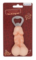 Otvírák na lahve penis s magnetem a měkkými antistresovými varlaty