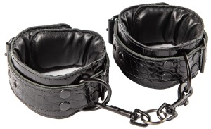 Kožená pouta na kotníky Sexy Elephant – Noir Croc Ankle