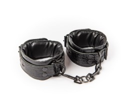 Kožená pouta na kotníky Sexy Elephant – Noir Croc Ankle