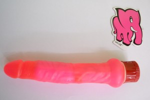 Vibrátor gelový anální 17 * 2.5 cm