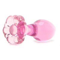 Anální kolík Flower Glass Plug
