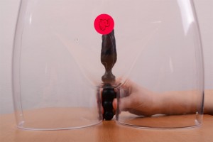Dvojité dildo Ass Jacker (18 cm) – torzo