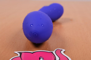 Vibrátor pro elektrosex Midnight Impulse (21,5 cm) + dárek EEG gel 500 ml