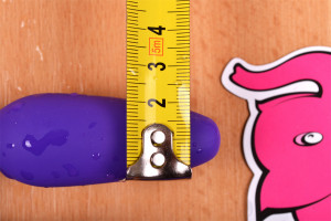 Partnerské dildo Strapless Triple Game (20 cm), rozměry