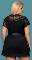 Plus size Obsessive župan Delilah