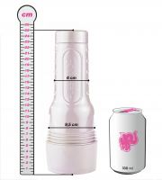 Fleshlight Lana Rhoades Destiny vagina, porovnání s plechovkou