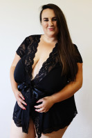 Plus size Obsessive župan Delilah – testerka Denča