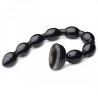 XXL anální kuličky s přísavkou Xtreme Black (50,2 cm)