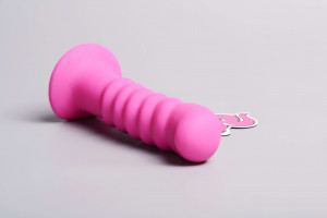 Silikonové dildo s přísavkou Hot Pink (18 cm)