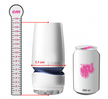 Tenga Aero Cobalt Ring masturbátor, plechovka