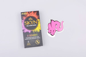 SKYN 5 Senses – mix bezlatexových kondomů (5 ks)