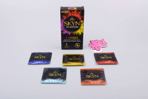 SKYN 5 Senses – mix bezlatexových kondomů (5 ks)