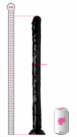 XXL anální dildo s přísavkou Xtreme Realistic (50,8 cm), plechovka