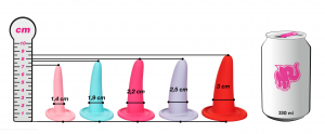 Sada vaginálních dilatátorů Colors Power, plechovka