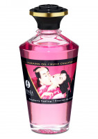 Shunga afrodiziakální hřejivý slíbatelný olej – Sweet Raspberry (100 ml)