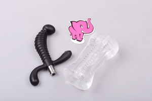 Masturbátor Clear Jack, anální kolík