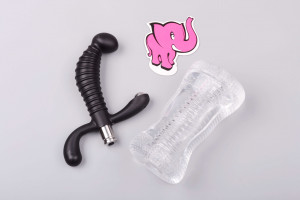 Masturbátor Clear Jack, anální kolík
