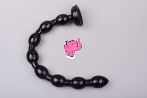 XXL anální kuličky s přísavkou Xtreme Black (50,2 cm)