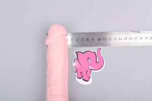 Silikonové dildo Median rozměry