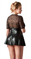 Plus size lesklé šaty Debra