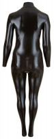 Plus size černý overal Fetish Wetlook