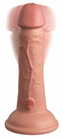 Realistický vibrátor s přísavkou z dvojitého silikonu Pipedream King Cock Nice Guy (18 cm)