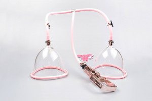 Vakuová pumpa na prsa Rose Gold