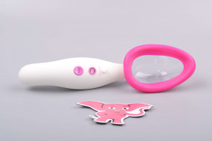 Automatická vibrační vakuová pumpa na vaginu Pink & White