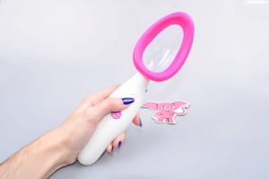 Automatická vibrační vakuová pumpa na vaginu Pink & White