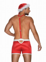 Obsessive Mr. Claus vánoční kostým s čepicí
