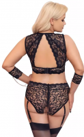 Plus size krajkový komplet Seductive Bondage