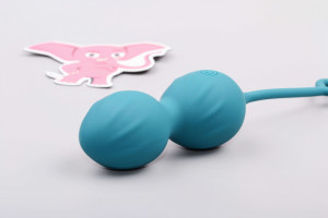 Vibrační Venušiny kuličky na dálkové ovládání Love Balls II z dvojitého silikonu