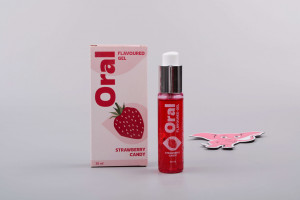 Orální lubrikační gel Strawberry Candy (30 ml)