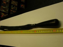 Kožený korbáč Fringes (40 cm)