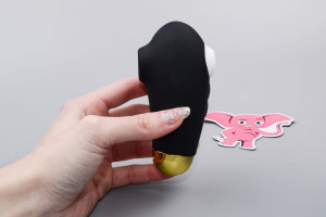 Sada tlakové pomůcky a pulzátoru – Pleasurix Duo, tlaková pomůcka v ruce