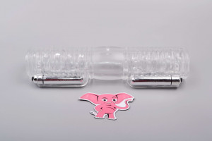 Vibrační oboustranný masturbátor Head to Head (26,5 cm)