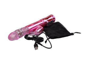 Perličkový přirážející vibrátor DeLuxe II