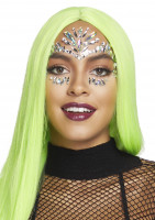 Samolepící kamínky na obličej Dazzle Queen