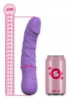 Silikonový vibrátor Borůvka® III Next Gen (21,5 cm) + dárek Toybag