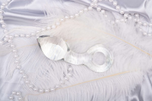 Skleněný anální kolík Glass Ring