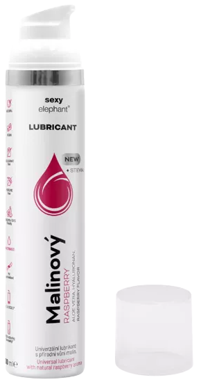 Malinový lubrikační gel Sexy Elephant (100 ml)