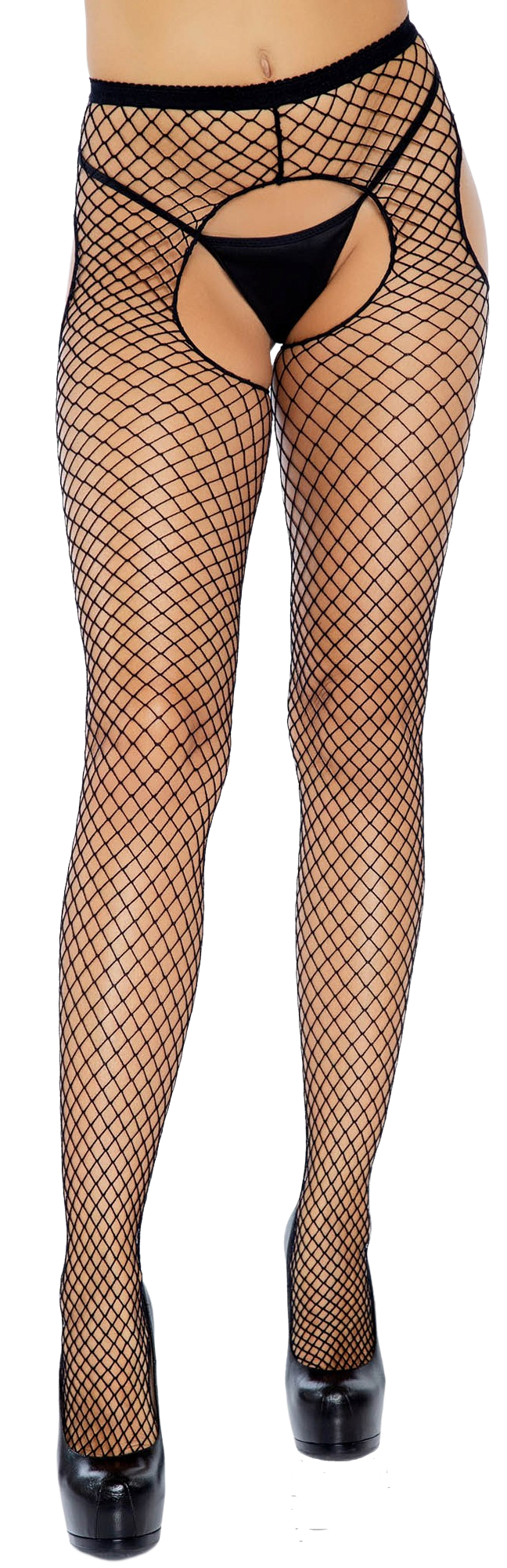 Leg Avenue Garterbelt Pantyhose 1405 Black
