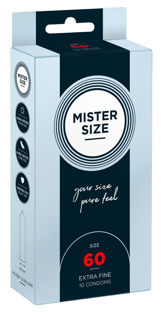 Mister Size 60mm kondomy 10 ks