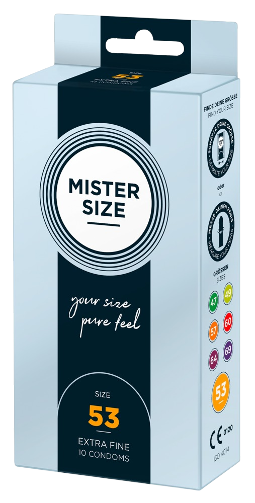 Mister Size 57 mm - klasický kondom pro muže