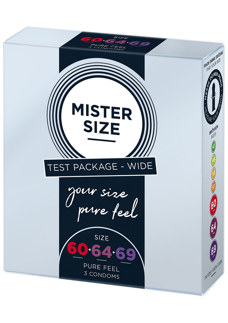 Mister Size 60-64-69mm 3-pack - perfektní kondomy pro každého