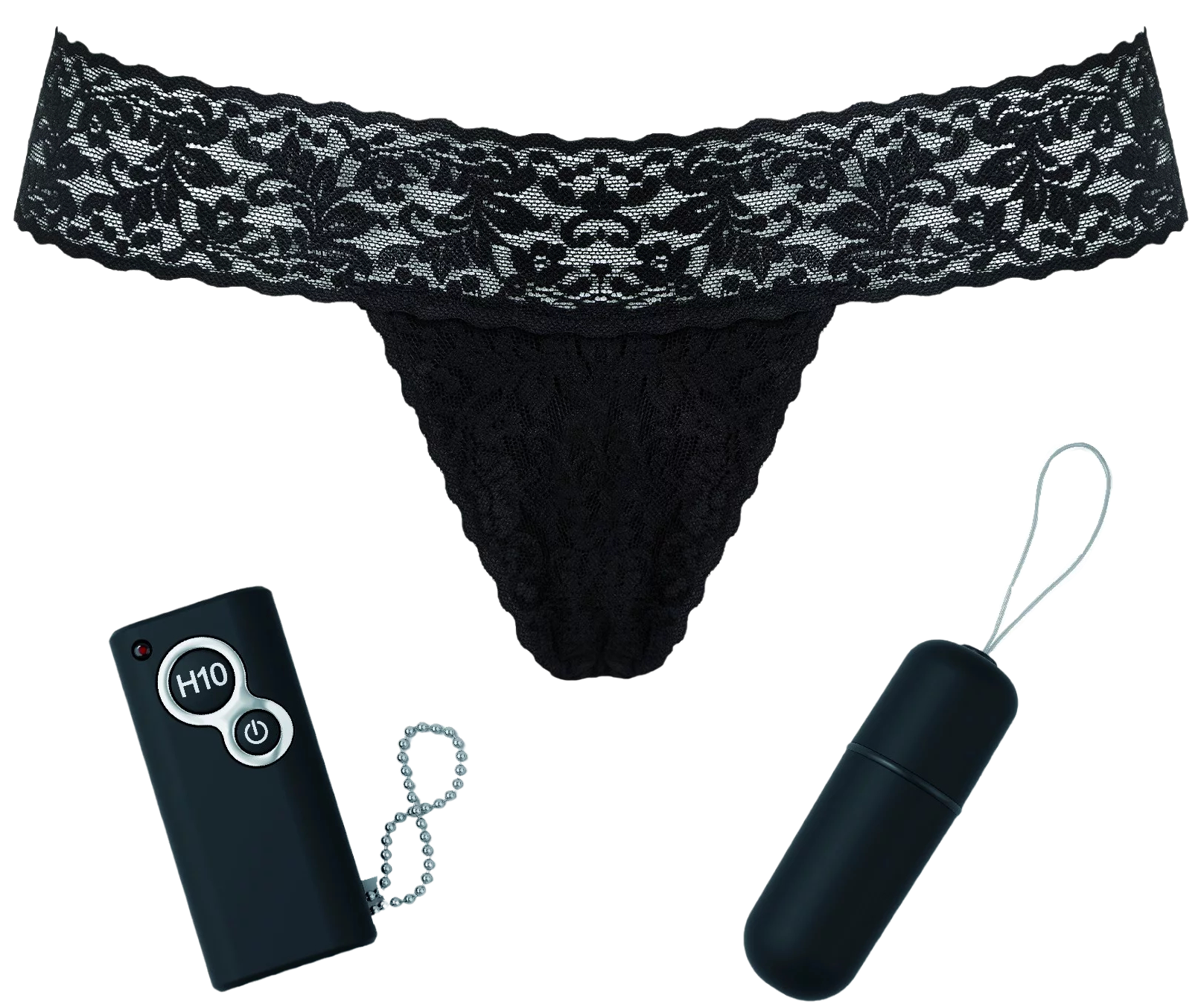 Vibrační kalhotky SECRET PANTY - BLACK ONYX