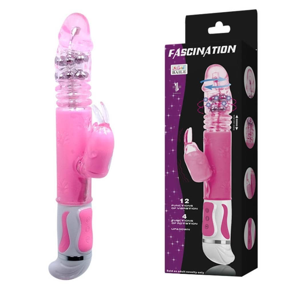 Fascination Bunny - Vaginální vibrátor růžový 2