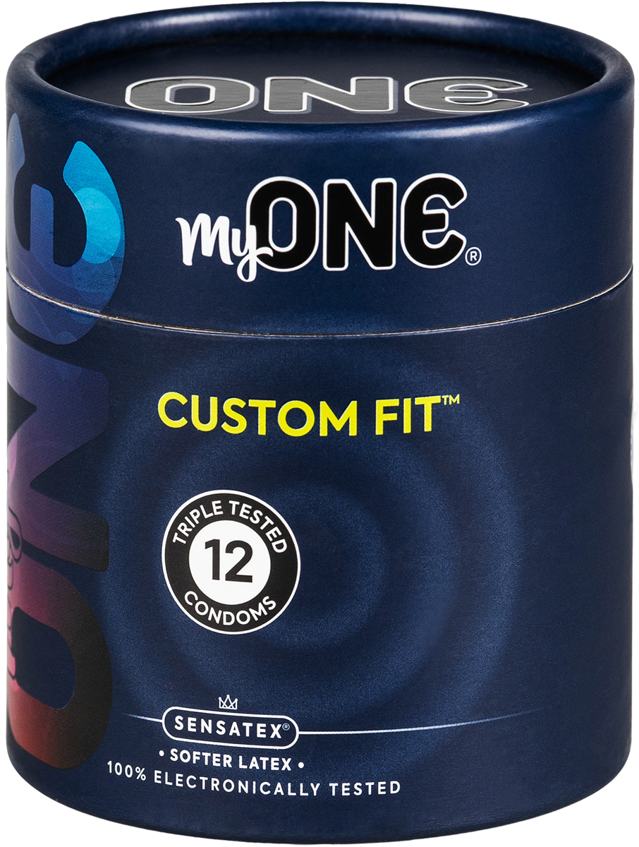 MyOne Single: Custom Fit, size 64H, 12 condoms
