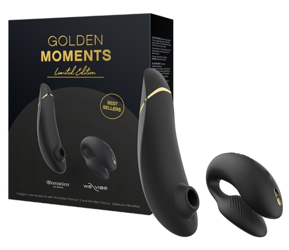 Golden Moments 2 Set od Womanizer - prémiový vibrátor v elegantním balení